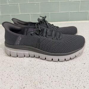 Skechers Women’s Slip-ins Dark Gray size 8 Shoes Like New